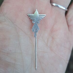 Sterling silver 925 bird stick pin